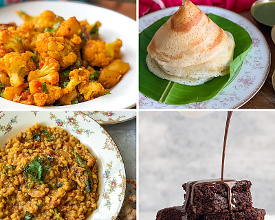 Weekly Meal Plan - Quino Rice, Fudge Brownie, Millet Pancake, and More