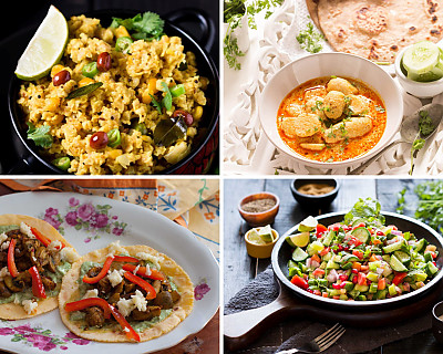 Weekly Meal Plan - Oats Upma, Arbi Sabzi, Flat Noodles, and More