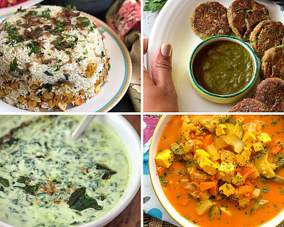 Weekly Meal Plan - Chole Biryani, Mixed Veg Curry, Palak Raita, and More