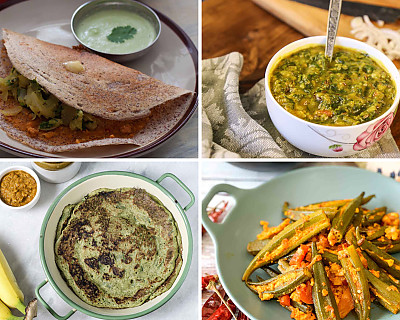 Weekly Meal Plan - Lauki Cheela, Palak Tovve, Mysore Masala Dosa, and More