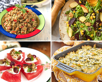 Weekly Meal Plan - Watermelon Pizza, Apple Salad, Quinoa Biryani, and More