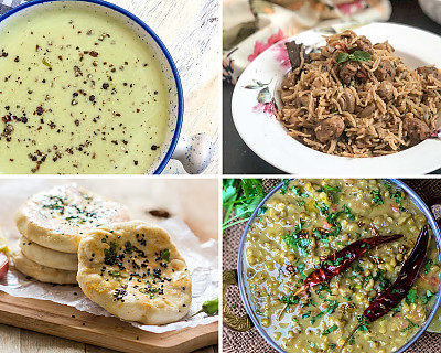 Weekly Meal Plan - Mushroom Biryani, Broccoli Soup, Paneer Kulcha, and More