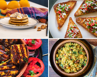 Weekly Meal Plan - Oats Dhokla, Rajma Masala, Besan Cheela, and More