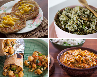 Weekly Meal Plan - Millet Pulao, Channa Roll, Jackfruit Dosa, and More