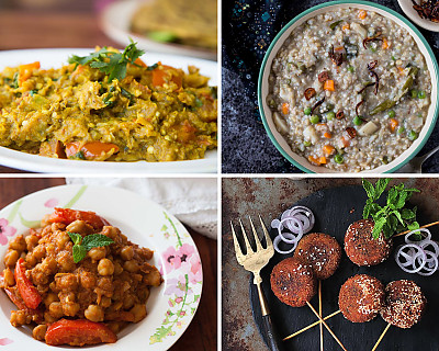 Weekly Meal Plan - Aloo Paneer Kebab, Millet Pongal, Pita Pizza, and More