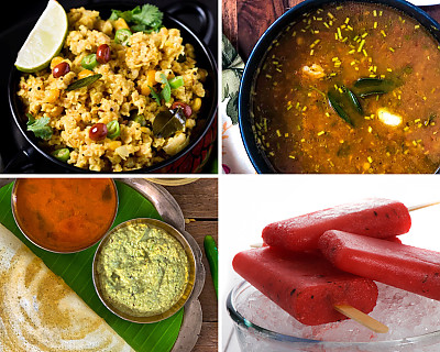 Weekly Meal Plan - Lemon Oats, Takkali Rasam, Masala Dosa, and More