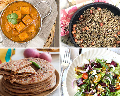 Weekly Meal Plan - Shahi Paneer, Beetroot Salad, Milagu Jeera Sadam, and More