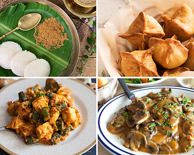 Weekly Meal Plan - Chinese Samosa, Idli, Mushroom Vindaloo, and More