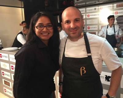 Meeting The Australian Master Chef George Calombaris in Bangalore