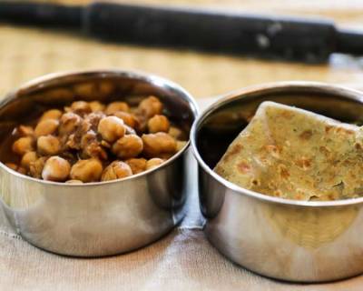 Chana Masala & Puri | Kids Lunch Box Recipes