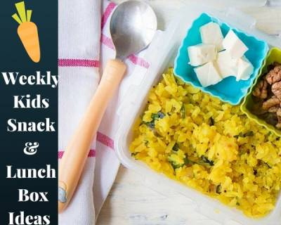 Weekly Kids Snack & Lunch Box Ideas - From Mini Idli To Pasta To Parathas & More