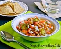 Simple Peruvian (Mayocoba) Beans Salad Recipe