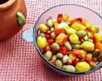 Chickpea And Peanut Salad Recipe-Chana & Moong Phali Salad 