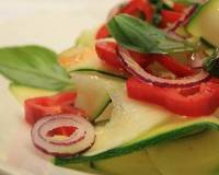 Zucchini Salad Recipe With Thai Hot Chili Dressing