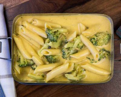 Penne Pasta in Creamy Pumpkin Sauce (Kids Lunch Box Ideas)