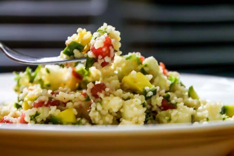 Couscous Raw Mango Salad Recipe by Archana's Kitchen