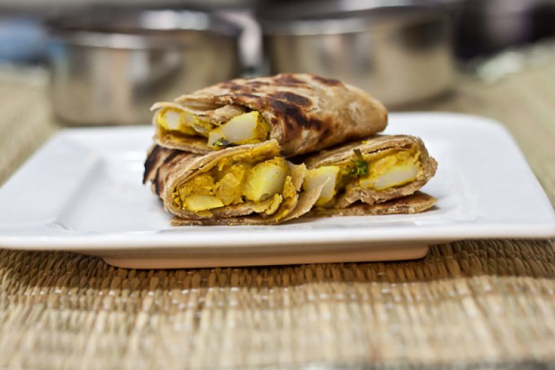 Spicy Aloo Frankie Recipe ( Potato Wrap or Roll Recipe) Spicy Aloo Frankie Recipe ( Potato Wrap or Roll Recipe)